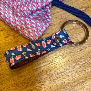 Vineyard Vines Silk Bloody Mary Key Fob